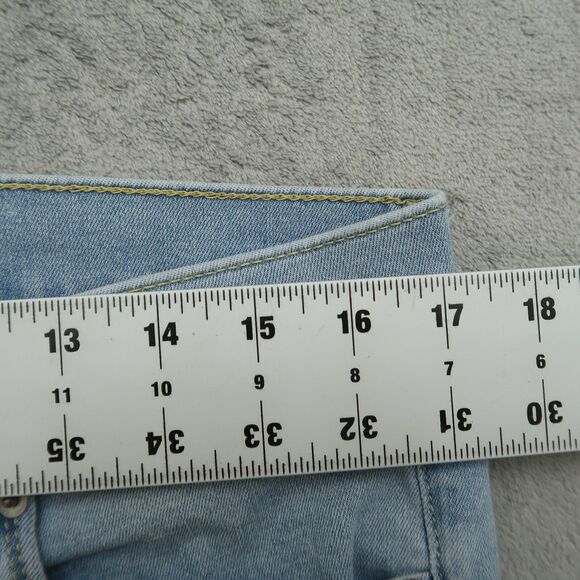 Express Jeans Women's Fits 34x30 (No size Tag) Blue Mid-Rise Legging Denim Pants - Picture 2 of 15